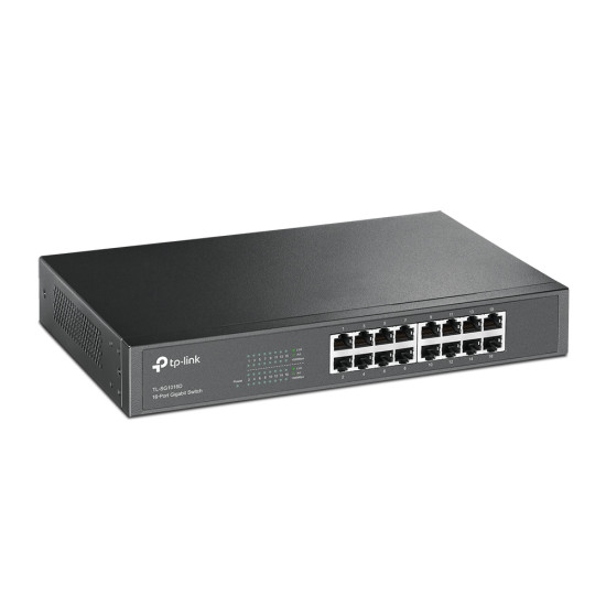 TP-Link TL-SG1016D network switch Unmanaged L2 Gigabit Ethernet (10/100/1000) Black TP-Link TL-SG1016D network switch Unmanaged L2 Gigabit Ethernet (10/100/1000) Black