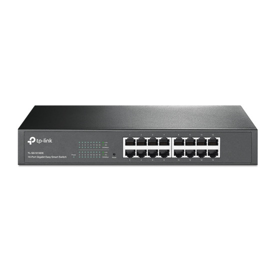 TP-Link TL-SG1016DE network switch Managed L2 Gigabit Ethernet (10/100/1000) Black TP-Link TL-SG1016DE network switch Managed L2 Gigabit Ethernet (10/100/1000) Black