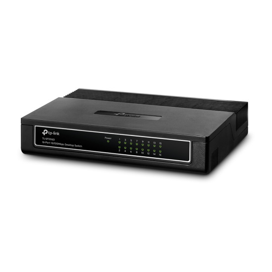 TP-Link TL-SF1016D network switch Fast Ethernet (10/100) Black TP-Link TL-SF1016D network switch Fast Ethernet (10/100) Black