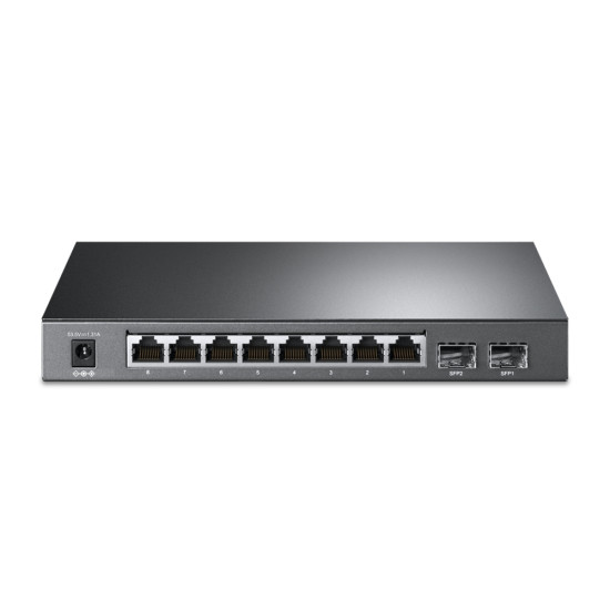 JetStream 10-Port Gigabit Smart Switch with 8-Port PoE+ JetStream 10-Port Gigabit Smart Switch with 8-Port PoE+