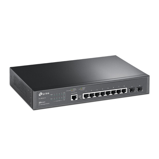 JetStream 8-Port Gigabit L2+ Managed Switch with 2 SFP Slots JetStream 8-Port Gigabit L2+ Managed Switch with 2 SFP Slots