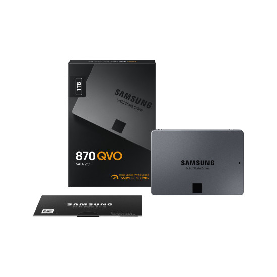 Samsung MZ-77Q1T0 1 TB 2.5" Serial ATA III QLC Samsung MZ-77Q1T0 1 TB 2.5" Serial ATA III QLC