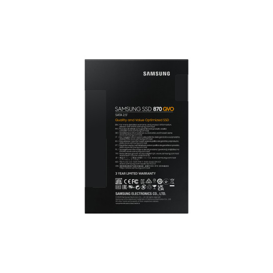 Samsung MZ-77Q1T0 1 TB 2.5" Serial ATA III QLC Samsung MZ-77Q1T0 1 TB 2.5" Serial ATA III QLC