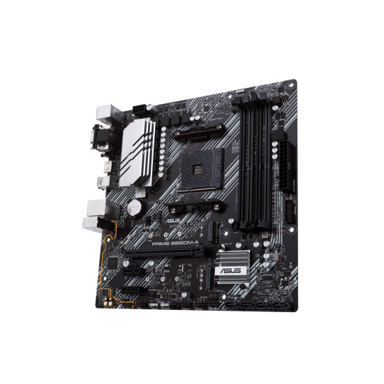 Mainboard|ASUS|AMD B550|SAM4|MicroATX|Memory DDR4|Memory slots 4|2xPCI-Express 3.0 1x|1xPCI-Express 4.0 16x|2xM.2|1x15pin D-sub|1xDVI-D|1xHDMI|6xUSB 3.2|1xPS/2|1xRJ45|3xAudio port|PRIMEB550M-A Mainboard|ASUS|AMD B550|SAM4|MicroATX|Memory DDR4|Memory slots 4|2xPCI-Express 3.0 1x|1xPCI-Express 4.0 16x|2xM.2|1x15pin D-sub|1xDVI-D|1xHDMI|6xUSB 3.2|1xPS/2|1xRJ45|3xAudio port|PRIMEB550M-A