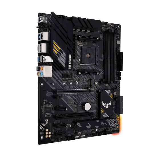 Mainboard|ASUS|AMD B550|SAM4|ATX|3xPCI-Express 3.0 1x|1xPCI-Express 3.0 16x|2xM.2|1xPCI-Express 4.0 16x|Memory DDR4|Memory slots 4|1xHDMI|1xDisplayPort|1xUSB type C|5xUSB 3.2|1xOptical S/PDIF|1xRJ45|5xAudio port|TUFGAMINGB550-PLUS Mainboard|ASUS|AMD B550|SAM4|ATX|3xPCI-Express 3.0 1x|1xPCI-Express 3.0 16x|2xM.2|1xPCI-Express 4.0 16x|Memory DDR4|Memory slots 4|1xHDMI|1xDisplayPort|1xUSB type C|5xUSB 3.2|1xOptical S/PDIF|1xRJ45|5xAudio port|TUFGAMINGB550-PLUS