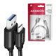 Axagon BUCM3-AM15AB USB cable USB 3.2 Gen 1 (3.1 Gen 1) 1.5 m USB C USB A Black Axagon BUCM3-AM15AB USB cable USB 3.2 Gen 1 (3.1 Gen 1) 1.5 m USB C USB A Black