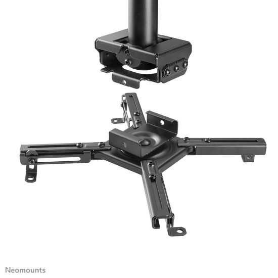 Neomounts CL25-550BL1 Beamer ceiling mount - h 74,5-114,5 cm - easy-install - full motion Neomounts CL25-550BL1 Beamer ceiling mount - h 74,5-114,5 cm - easy-install - full motion