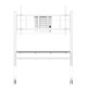 Neomounts FL50-575WH1 TV trolley 65-110" - fast installation - TÜV Neomounts FL50-575WH1 TV trolley 65-110" - fast installation - TÜV