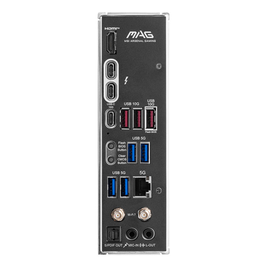 Mainboard|MSI|Intel Z890|LGA1851|ATX|Memory DDR5|Memory slots 4|2xPCI-Express 4.0 4x |1xPCI-Express 5.0 16x|4xM.2|1xHDMI|4xUSB 2.0|3xUSB 3.2|1xUSB-C|2xUSB-C w/Thunderbolt|1xOptical S/PDIF|1xRJ45|2xAudio port|MAGZ890TOMAHAWKWIFI Mainboard|MSI|Intel Z890|LGA1851|ATX|Memory DDR5|Memory slots 4|2xPCI-Express 4.0 4x |1xPCI-Express 5.0 16x|4xM.2|1xHDMI|4xUSB 2.0|3xUSB 3.2|1xUSB-C|2xUSB-C w/Thunderbolt|1xOptical S/PDIF|1xRJ45|2xAudio port|MAGZ890TOMAHAWKWIFI
