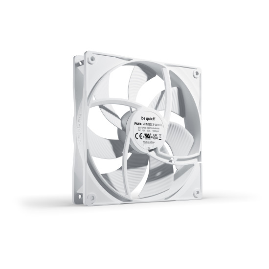 be quiet! Pure Wings 3 140mm PWM White Computer case Fan 14 cm 1 pc(s) be quiet! Pure Wings 3 140mm PWM White Computer case Fan 14 cm 1 pc(s)
