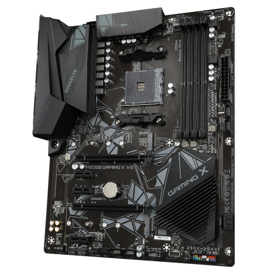 Mainboard|GIGABYTE|AMD B550|SAM4|ATX|Memory DDR4|Memory slots 4|3xPCI-Express 3.0 1x|1xPCI-Express 3.0 2x|1xPCI-Express 4.0 16x|2xM.2|1xDVI-D|1xHDMI|2xAudio-In|1xAudio-Out|2xUSB 2.0|4xUSB 3.2|1xPS/2|1xRJ45|B550GAMINGXV21.3 Mainboard|GIGABYTE|AMD B550|SAM4|ATX|Memory DDR4|Memory slots 4|3xPCI-Express 3.0 1x|1xPCI-Express 3.0 2x|1xPCI-Express 4.0 16x|2xM.2|1xDVI-D|1xHDMI|2xAudio-In|1xAudio-Out|2xUSB 2.0|4xUSB 3.2|1xPS/2|1xRJ45|B550GAMINGXV21.3