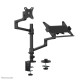 Neomounts DS20-425BL2 Monitor arm with laptop holder 17-27" - space saving Neomounts DS20-425BL2 Monitor arm with laptop holder 17-27" - space saving