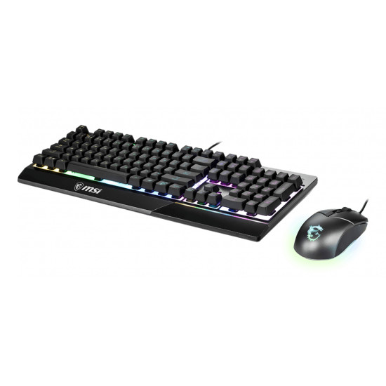 VIGOR GK30 COMBO RGB MEMchanical Gaming Keyboard + Clutch GM11 Gaming Mouse ' UK Layout, 6-Zone RGB Lighting Keyboard, Dual-Zone RGB Lighting Mouse, 5000 DPI Optical Sensor, RGB Mystic Light'