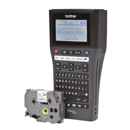 Brother PT-H500 label printer 180 x 180 DPI 30 mm/sec Wired TZe QWERTY Brother PT-H500 label printer 180 x 180 DPI 30 mm/sec Wired TZe QWERTY