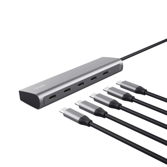 I/O HUB USB-C 5PORT HALYX/25136 TRUST I/O HUB USB-C 5PORT HALYX/25136 TRUST
