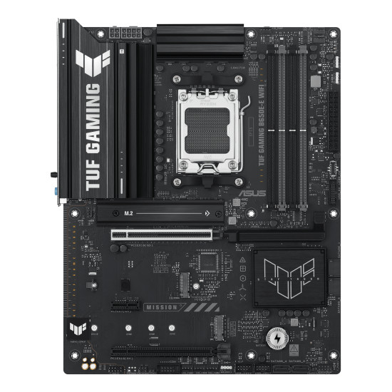 Mainboard|ASUS|AMD B650|ATX|Memory DDR5|Memory slots 4|1xPCI-Express 4.0 1x|1xPCI-Express 4.0 16x|1xPCI-Express 5.0 16x|3xM.2|1xHDMI|1xDisplayPort|3xUSB 2.0|3xUSB 3.2|2xUSB-C|3xAudio port|TUFGAMINGB650E-EWIFI Mainboard|ASUS|AMD B650|ATX|Memory DDR5|Memory slots 4|1xPCI-Express 4.0 1x|1xPCI-Express 4.0 16x|1xPCI-Express 5.0 16x|3xM.2|1xHDMI|1xDisplayPort|3xUSB 2.0|3xUSB 3.2|2xUSB-C|3xAudio port|TUFGAMINGB650E-EWIFI