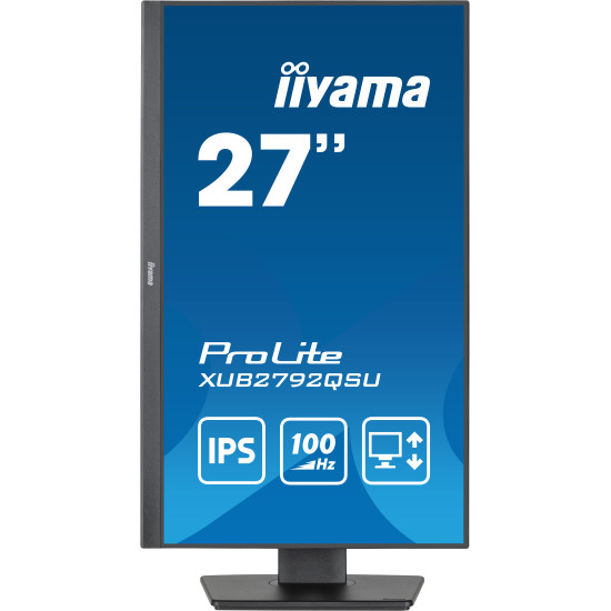 iiyama ProLite XUB2792QSU-B6 computer monitor 68.6 cm (27") 2560 x 1440 pixels Full HD LED Black iiyama ProLite XUB2792QSU-B6 computer monitor 68.6 cm (27") 2560 x 1440 pixels Full HD LED Black