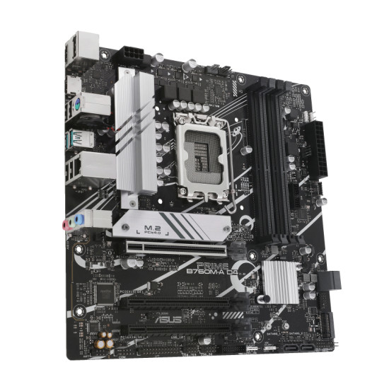 Mainboard|ASUS|Intel B760 Express|LGA1700|Micro-ATX|Memory DDR4|Memory slots 4|1xPCI-Express 4.0 16x|2xM.2|1xHDMI|1xDisplayPort|4xUSB 2.0|2xUSB 3.2|1xPS/2|1xRJ45|3xAudio port|PRIMEB760M-AD4-CSM Mainboard|ASUS|Intel B760 Express|LGA1700|Micro-ATX|Memory DDR4|Memory slots 4|1xPCI-Express 4.0 16x|2xM.2|1xHDMI|1xDisplayPort|4xUSB 2.0|2xUSB 3.2|1xPS/2|1xRJ45|3xAudio port|PRIMEB760M-AD4-CSM