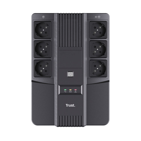 Trust Maxxon uninterruptible power supply (UPS) 0.8 kVA 6 AC outlet(s) Trust Maxxon uninterruptible power supply (UPS) 0.8 kVA 6 AC outlet(s)