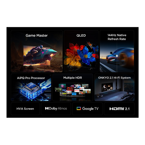 55P8K 55" 4K QLED HDR Smart TV