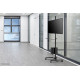 NEWSTAR MOBILE WORKPLACE FLOOR STAND (MONITOR, KEYBOARD/MOUSE & PC) 10-32" BLACK