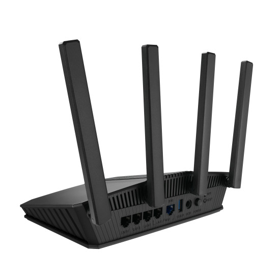 ASUS RT-BE58U wireless router 2.5 Gigabit Ethernet Dual-band (2.4 GHz / 5 GHz) Black ASUS RT-BE58U wireless router 2.5 Gigabit Ethernet Dual-band (2.4 GHz / 5 GHz) Black