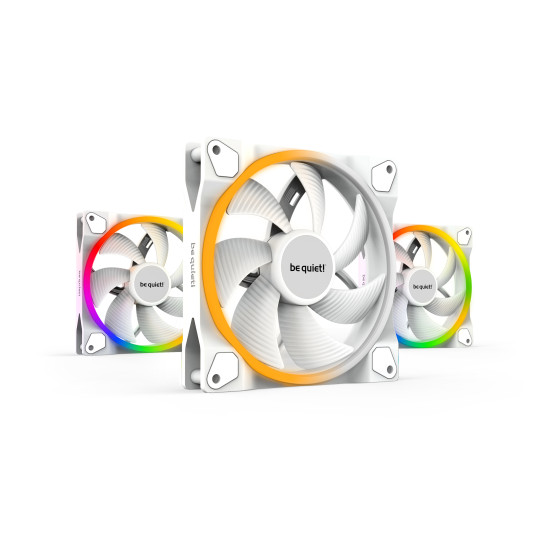 be quiet! Light Wings White | 140mm PWM Triple Pack Computer case Fan 14 cm 3 pc(s) be quiet! Light Wings White | 140mm PWM Triple Pack Computer case Fan 14 cm 3 pc(s)