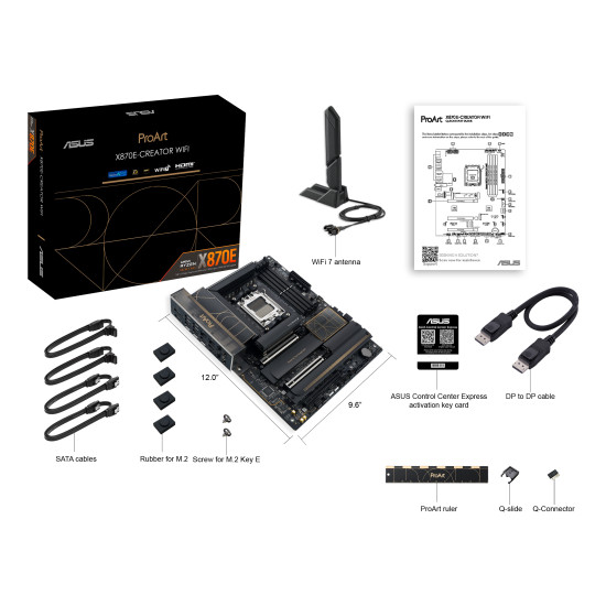 ASUS ProArt X870E-CREATOR WIFI AMD X870E Socket AM5 ATX ASUS ProArt X870E-CREATOR WIFI AMD X870E Socket AM5 ATX
