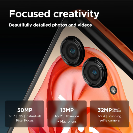 Motorola razr 50 17.5 cm (6.9") Dual SIM Android 14 5G USB Type-C 8 GB 256 GB 4200 mAh Orange Motorola razr 50 17.5 cm (6.9") Dual SIM Android 14 5G USB Type-C 8 GB 256 GB 4200 mAh Orange