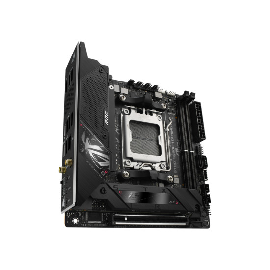 Mainboard|ASUS|AMD B650|SAM5|Mini-ITX|Memory DDR5|Memory slots 2|1xPCI-Express 5.0 16x|2xM.2|1xHDMI|2xAudio-In|1xAudio-Out|2xUSB 2.0|4xUSB 3.2|2xUSB-C|1xOptical S/PDIF|1xRJ45|2xRF-Out|STRIXB650E-IGAMINGWIFI Mainboard|ASUS|AMD B650|SAM5|Mini-ITX|Memory DDR5|Memory slots 2|1xPCI-Express 5.0 16x|2xM.2|1xHDMI|2xAudio-In|1xAudio-Out|2xUSB 2.0|4xUSB 3.2|2xUSB-C|1xOptical S/PDIF|1xRJ45|2xRF-Out|STRIXB650E-IGAMINGWIFI