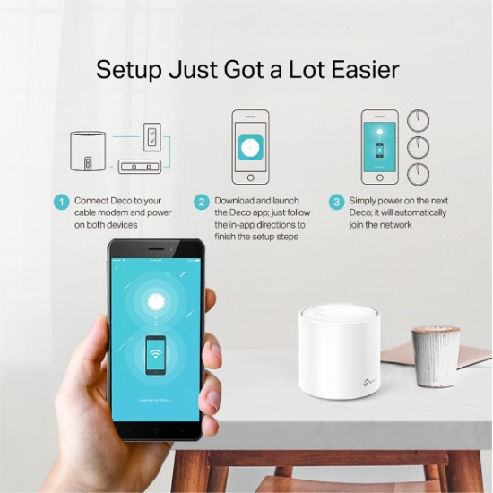 TP-Link AX1800 Whole Home Mesh Wi-Fi 6 System, 2-Pack TP-Link AX1800 Whole Home Mesh Wi-Fi 6 System, 2-Pack