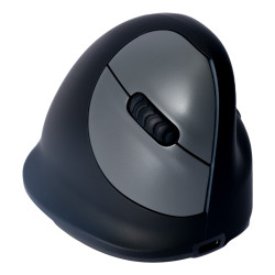 Ergonomic mouse R-Go HE Break with break software, medium (hand size 165-185 mm), right-handed, Bluetooth, black