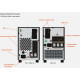 Vertiv Liebert Edge Uninterruptible Power Supply (UPS) - 1000VA 900W 230V Line Interactive AVR Mini Tower |0.9 PF Vertiv Liebert Edge Uninterruptible Power Supply (UPS) - 1000VA 900W 230V Line Interactive AVR Mini Tower |0.9 PF