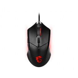 CLUTCH GM08 Optical Gaming Mouse '4200 DPI Optical Sensor, 6 Programmable button, Symmetrical design, Durable switch with 10+ Million Clicks, Weight Adjustable, Red LED'