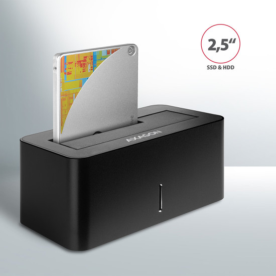 Axagon ADSA-SN storage drive docking station USB 3.2 Gen 1 (3.1 Gen 1) Type-A Black Axagon ADSA-SN storage drive docking station USB 3.2 Gen 1 (3.1 Gen 1) Type-A Black