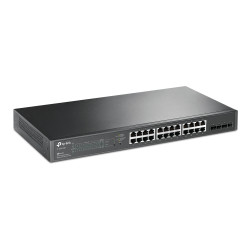 JetStream 28-Port Gigabit Smart PoE Switch with 24-Port PoE+