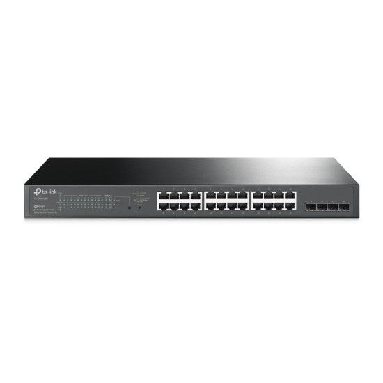 JetStream 28-Port Gigabit Smart PoE Switch with 24-Port PoE+ JetStream 28-Port Gigabit Smart PoE Switch with 24-Port PoE+