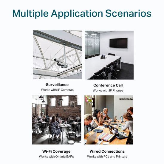 18-Port Gigabit Rackmount Switch with 16 PoE+