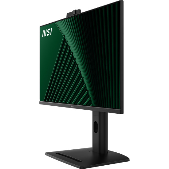 MSI Pro MP275QPDG 27 Inch Monitor, QHD (2560 x 1440), 100Hz, IPS, 1ms, 2x HDMI 2.0b, 1x DP 1.2a input, 1x DP 1.2a output, 1x Type-C (DP alt.) w/ 98W PD, 1x LAN, 4xUSB 5Gbps Type-A, 1x USB 5Gbps Type-B, Built-in Speakers, Webcam, Daisy Chain, HDR Ready, An MSI Pro MP275QPDG 27 Inch Monitor, QHD (2560 x 1440), 100Hz, IPS, 1ms, 2x HDMI 2.0b, 1x DP 1.2a input, 1x DP 1.2a output, 1x Type-C (DP alt.) w/ 98W PD, 1x LAN, 4xUSB 5Gbps Type-A, 1x USB 5Gbps Type-B, Built-in Speakers, Webcam, Daisy Chain, HDR Ready, An