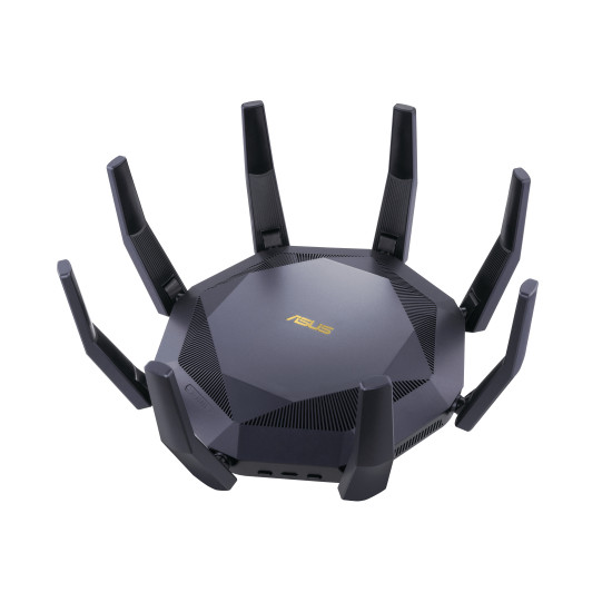 ASUS RT-AX89X AX6000 AiMesh wireless router Ethernet Dual-band (2.4 GHz / 5 GHz) Black ASUS RT-AX89X AX6000 AiMesh wireless router Ethernet Dual-band (2.4 GHz / 5 GHz) Black