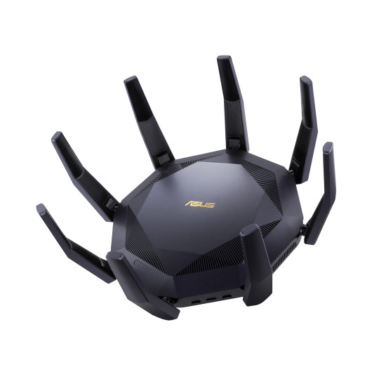ASUS RT-AX89X AX6000 AiMesh wireless router Ethernet Dual-band (2.4 GHz / 5 GHz) Black ASUS RT-AX89X AX6000 AiMesh wireless router Ethernet Dual-band (2.4 GHz / 5 GHz) Black