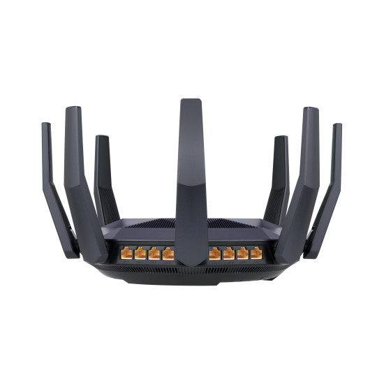 ASUS RT-AX89X AX6000 AiMesh wireless router Ethernet Dual-band (2.4 GHz / 5 GHz) Black ASUS RT-AX89X AX6000 AiMesh wireless router Ethernet Dual-band (2.4 GHz / 5 GHz) Black