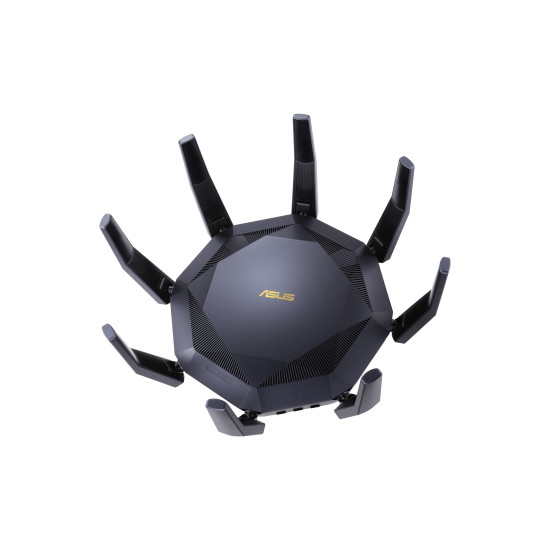 ASUS RT-AX89X AX6000 AiMesh wireless router Ethernet Dual-band (2.4 GHz / 5 GHz) Black ASUS RT-AX89X AX6000 AiMesh wireless router Ethernet Dual-band (2.4 GHz / 5 GHz) Black