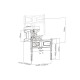 M Motorized Pull Down Full Motion Flexarm 37"-70" M Motorized Pull Down Full Motion Flexarm 37"-70"