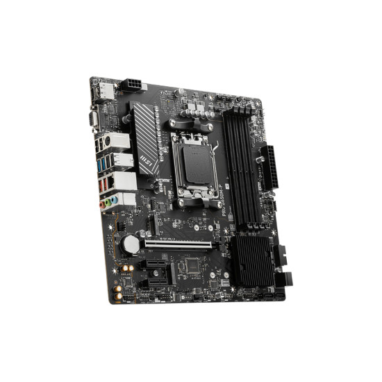 Mainboard|MSI|AMD B650|SAM5|Micro-ATX|Memory DDR5|Memory slots 4|2xPCI-Express 1x|1xPCI-Express 16x|2xM.2|1x15pin D-sub|1xHDMI|1xDisplayPort|4xUSB 2.0|4xUSB 3.2|1xPS/2|1xRJ45|3xAudio port|PROB650M-P Mainboard|MSI|AMD B650|SAM5|Micro-ATX|Memory DDR5|Memory slots 4|2xPCI-Express 1x|1xPCI-Express 16x|2xM.2|1x15pin D-sub|1xHDMI|1xDisplayPort|4xUSB 2.0|4xUSB 3.2|1xPS/2|1xRJ45|3xAudio port|PROB650M-P