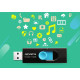 MEMORY DRIVE FLASH USB2 64GB/BLUE AUV220-64G-RBKBL ADATA MEMORY DRIVE FLASH USB2 64GB/BLUE AUV220-64G-RBKBL ADATA