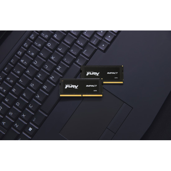 64GB 5600MT/s DDR5 CL40 SODIMM (Kit of 2) FURY Impact PnP 64GB 5600MT/s DDR5 CL40 SODIMM (Kit of 2) FURY Impact PnP