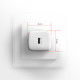 MOBILE CHARGER WALL USB-C 20W/1PORT WHITE ACU-PD20W AXAGON MOBILE CHARGER WALL USB-C 20W/1PORT WHITE ACU-PD20W AXAGON