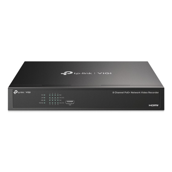 TP-Link VIGI NVR1008H-8P Black TP-Link VIGI NVR1008H-8P Black