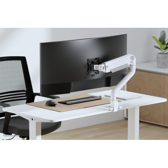 NEOMOUNTS SELECT DESK MOUNT, SINGLE DISPLAY (TOPFIX CLAMP &GROMMET) WHITE NEOMOUNTS SELECT DESK MOUNT, SINGLE DISPLAY (TOPFIX CLAMP &GROMMET) WHITE